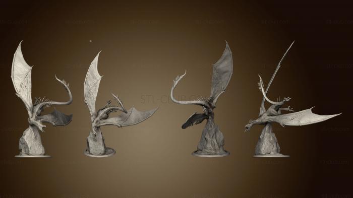 Статуэтки грифоны и драконы Погружение Дрона Vouivre