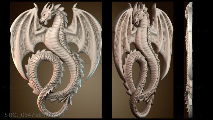 Статуэтки грифоны и драконы STKG_0547