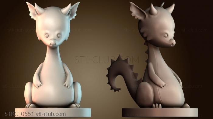 Статуэтки грифоны и драконы STKG_0551