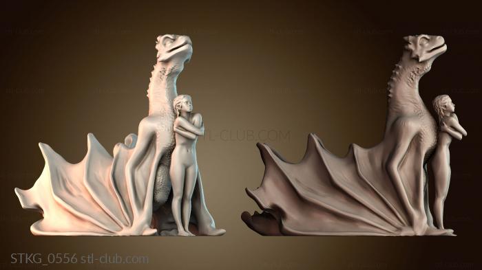 Статуэтки грифоны и драконы STKG_0556