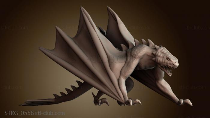 Статуэтки грифоны и драконы STKG_0558