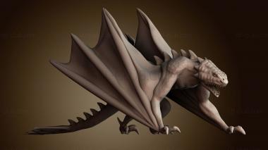 3D модель Хитрый дракон (STL)