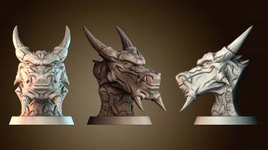 3D модель Голова снежного дракона (STL)