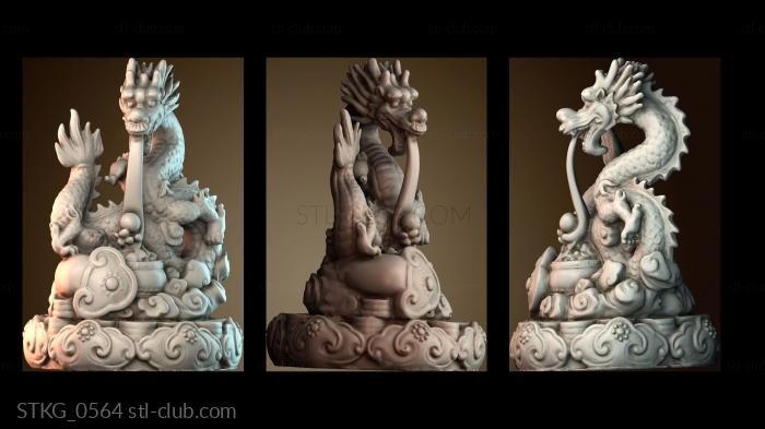 Статуэтки грифоны и драконы STKG_0564