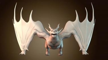 3D модель Страшный дракон (STL)