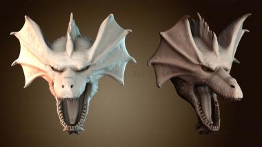 3D модель Голова дракона (STL)