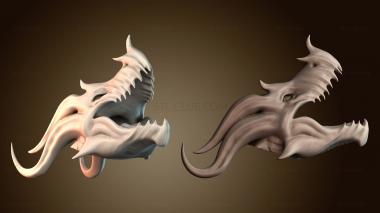 3D модель Голова дракона (STL)