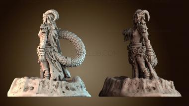 3D модель Бессмертный воин дракона (STL)