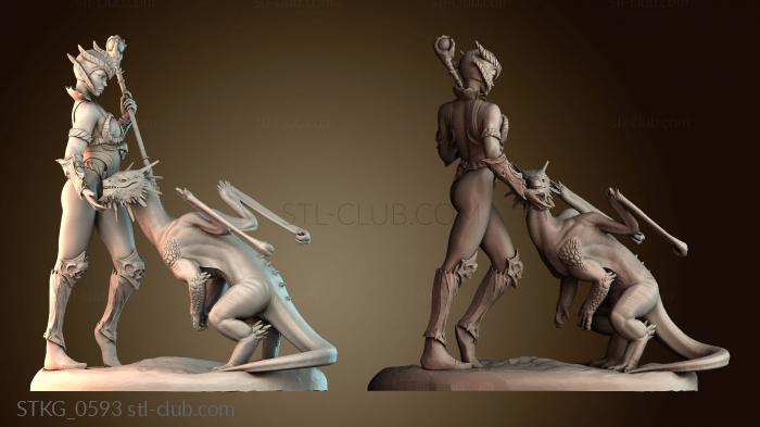 Статуэтки грифоны и драконы STKG_0593