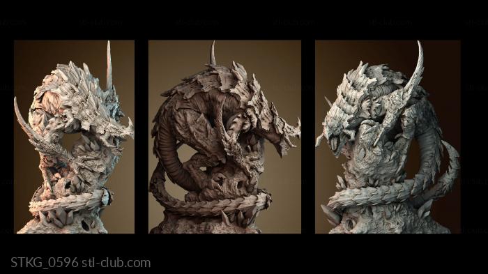 Статуэтки грифоны и драконы STKG_0596