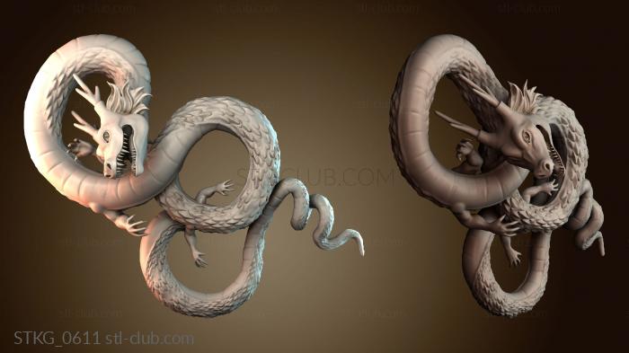 Статуэтки грифоны и драконы STKG_0611