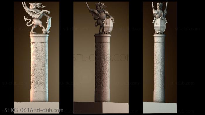 Статуэтки грифоны и драконы STKG_0616