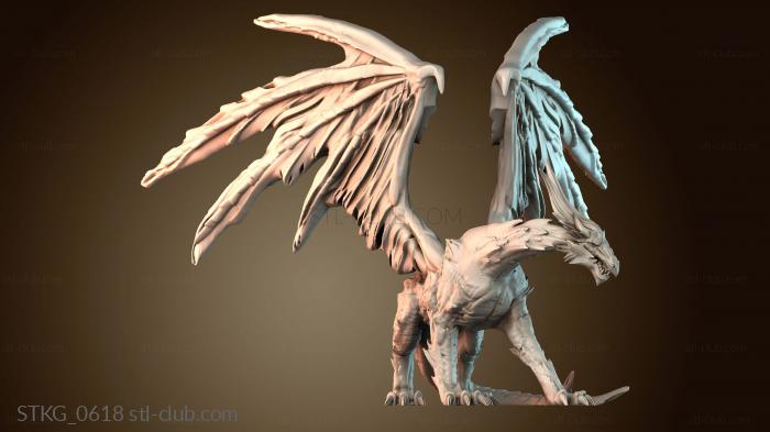 Статуэтки грифоны и драконы STKG_0618