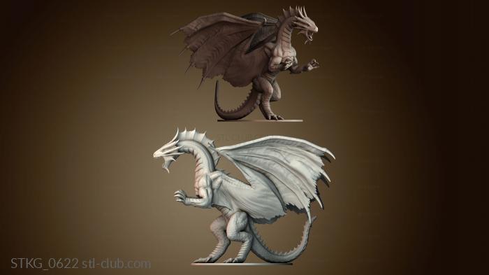 Статуэтки грифоны и драконы STKG_0622