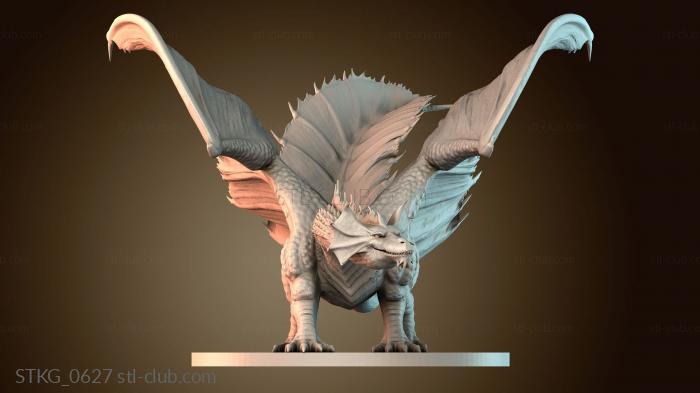 Статуэтки грифоны и драконы STKG_0627