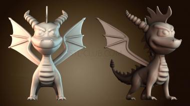 3D модель Спайро Дракон (STL)