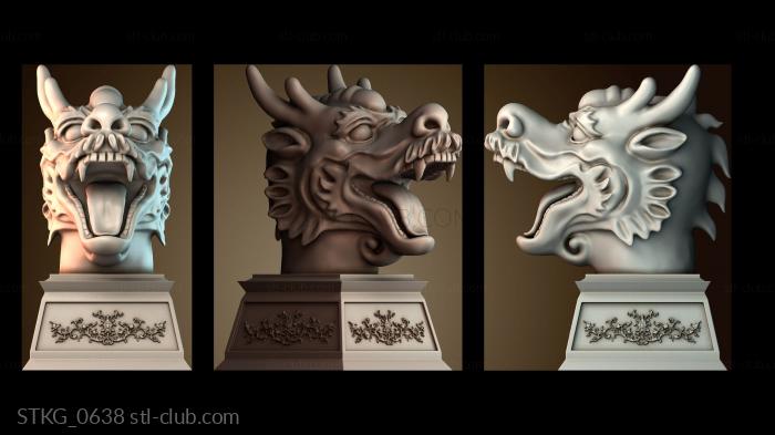 Статуэтки грифоны и драконы STKG_0638