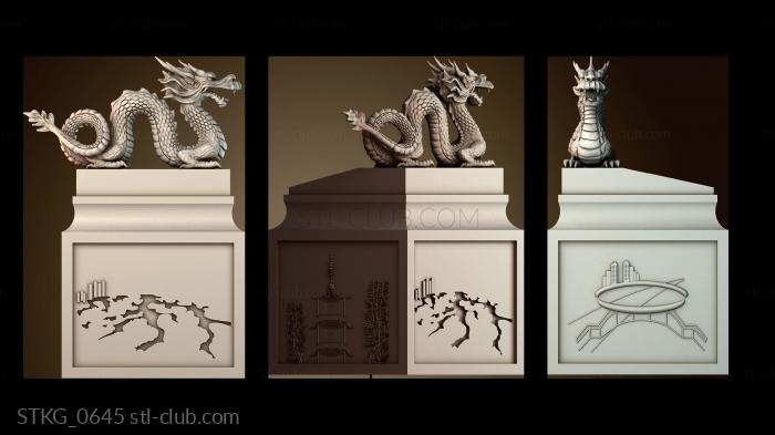 Статуэтки грифоны и драконы STKG_0645