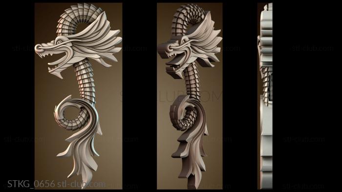 Статуэтки грифоны и драконы STKG_0656