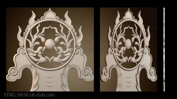 Статуэтки грифоны и драконы STKG_0658