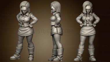 3D модель Android 18 Dragon Ball (STL)