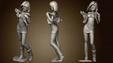 3D модель Dragonball android № 18 (STL)