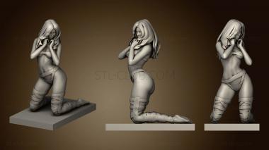 3D модель Подставка для телефона для девочек (STL)