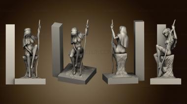 3D модель Слились Волосы И Голова (STL)