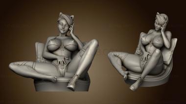 3D модель Дива с короткими волосами (STL)