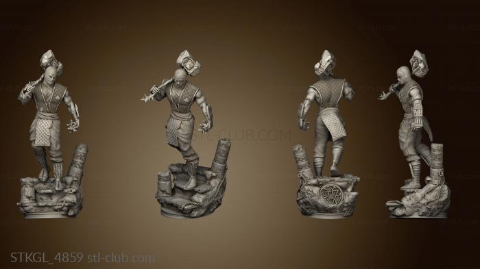 3D модель Саб Зиро из Mortal Kombat (STL)