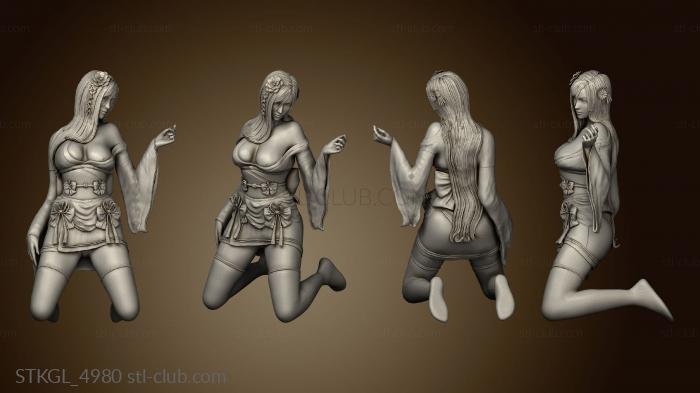 3D модель Кимоно Tifa fantasy в стиле Тифавер (STL)