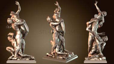 3D модель Похищение сабинянки из Лоджии Ланци во Флоренции (STL)