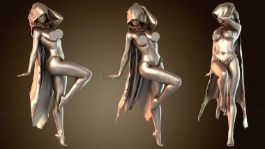 3D модель Повседневный капюшон Pinups (STL)