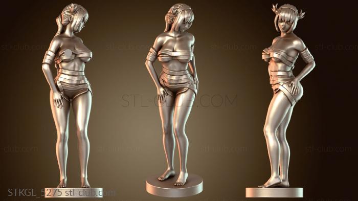 Статуэтки девушки Сильная аниме-девушка