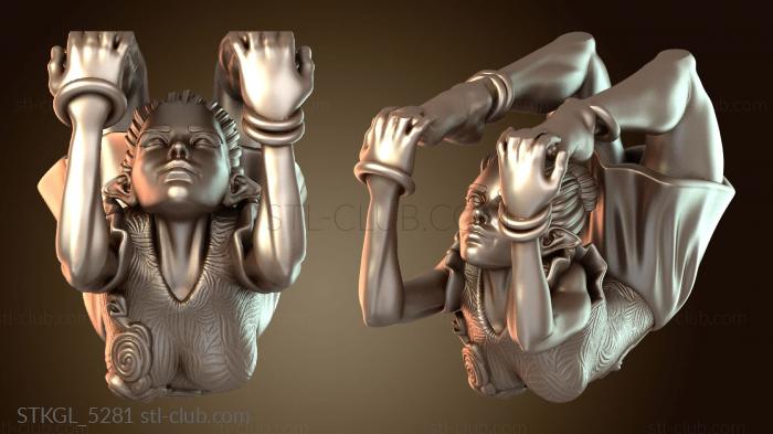 Статуэтки девушки Акробат Эльф Гимнастика