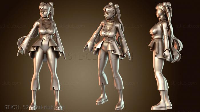 Статуэтки девушки Авантюрист