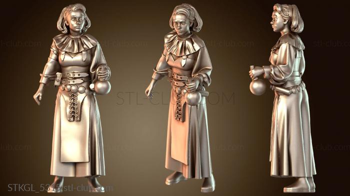 Статуэтки девушки Алхимик