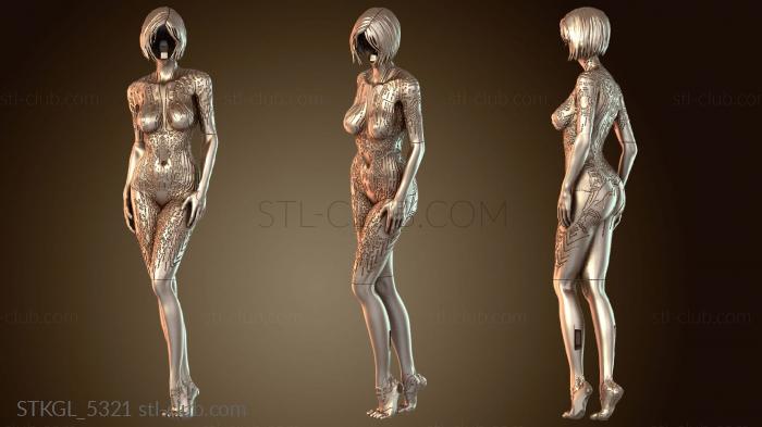 Статуэтки девушки Алексис Арройо Кортана Halo Formidable