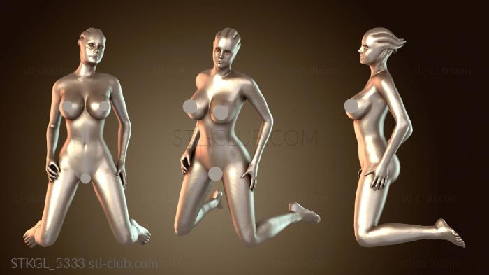 Статуэтки девушки Девушка-инопланетянка