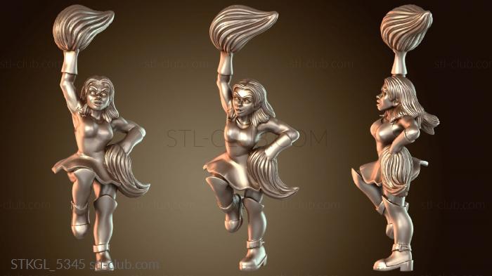 Амазонка, женщина-единорог, яркая чирлидерша