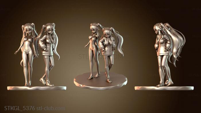 Статуэтки девушки Аниме-девушки