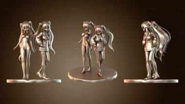 3D модель Аниме-девушки (STL)