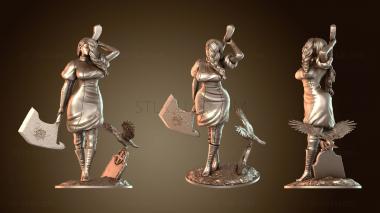 3D модель Аниме-девушки Мэй Акс (STL)