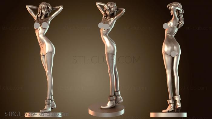 Статуэтки девушки Аниме Сексуальная Девушка Без Куртки