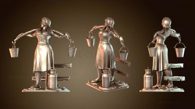 3D модель Анна-доярка Легендарная (STL)