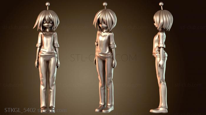 Статуэтки девушки Антенна Чужой