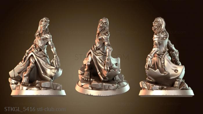 Статуэтки девушки Arbiter Core Zombie Fierce