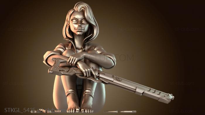 Статуэтки девушки Эш