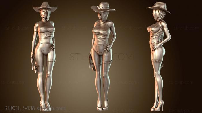 Статуэтки девушки Эш Женский