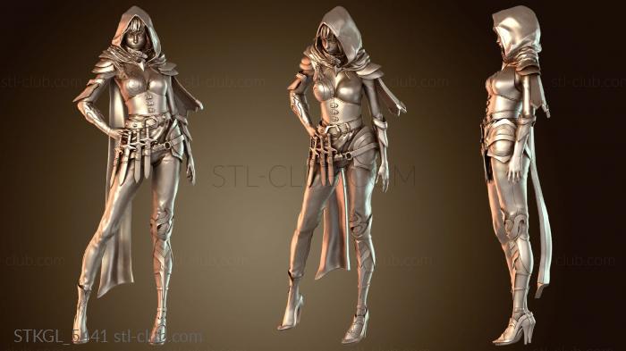 Статуэтки девушки Девушка-убийца Эджи